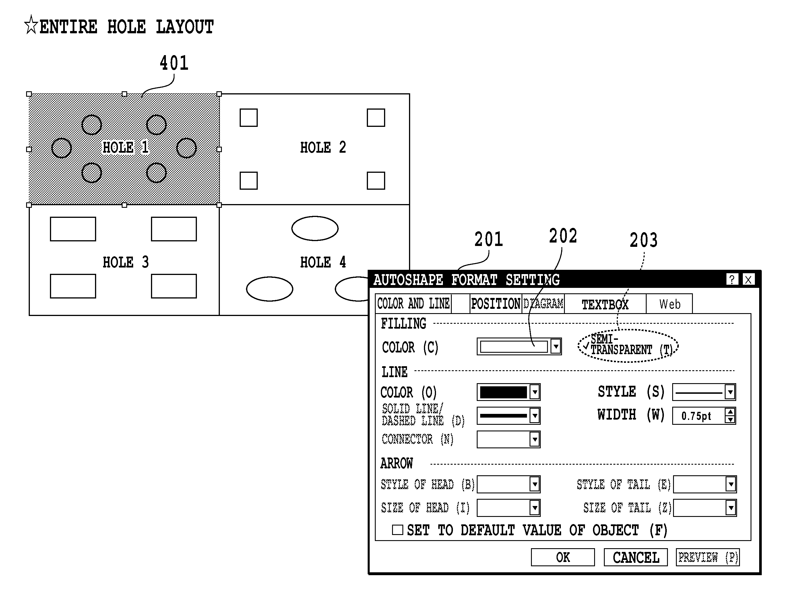 Image processor and image processing method processing an image that includes a semi-transparent object or an image with periodically varying density