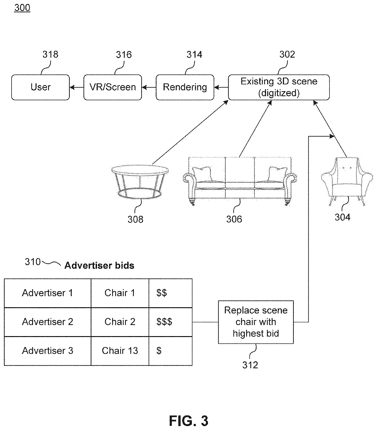 Systems and methods for 3D scene augmentation and reconstruction