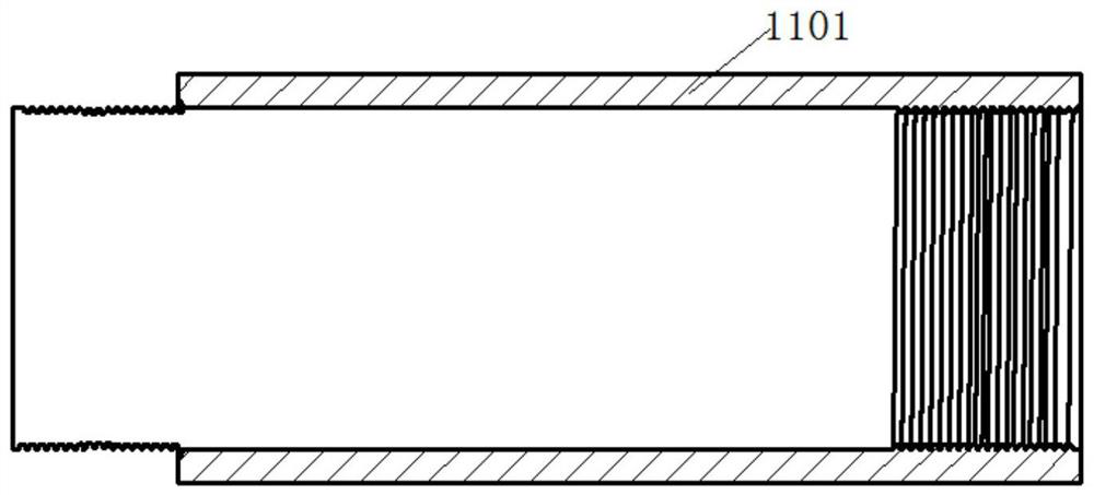 Three-section biological rotating disc sewage treatment device