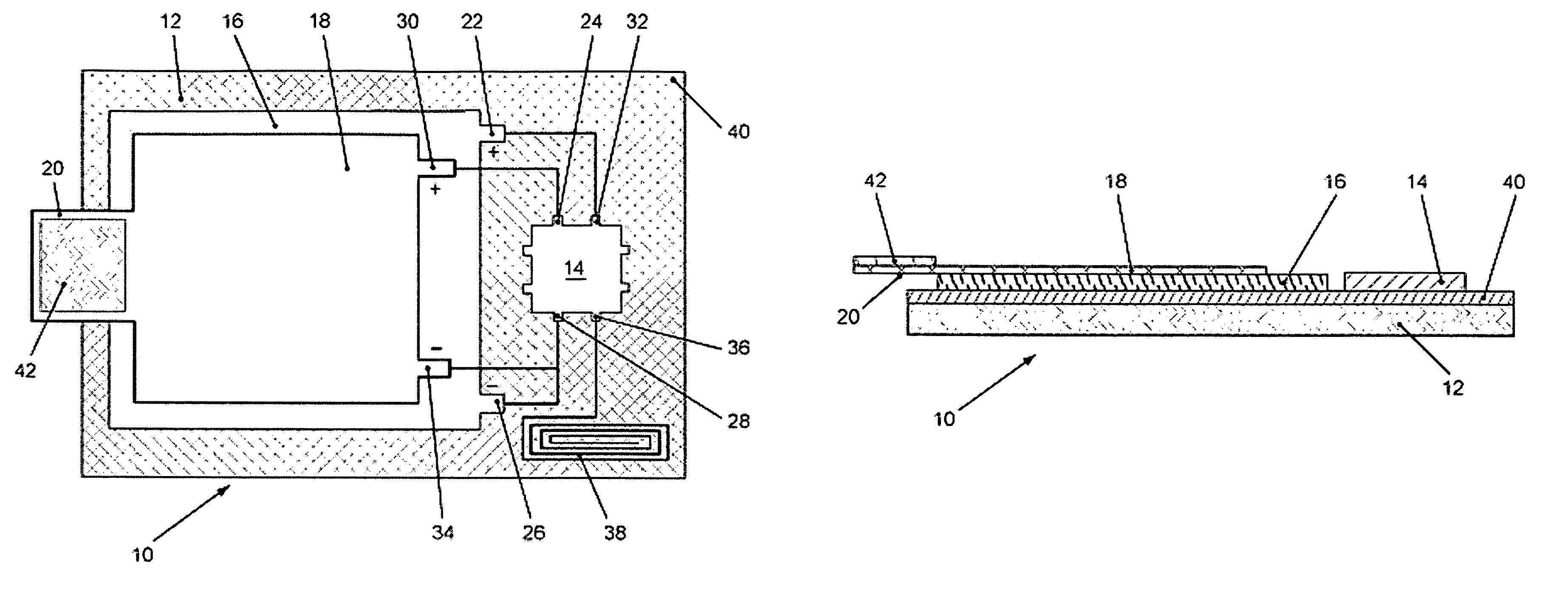 Piezo-electric content use monitoring system