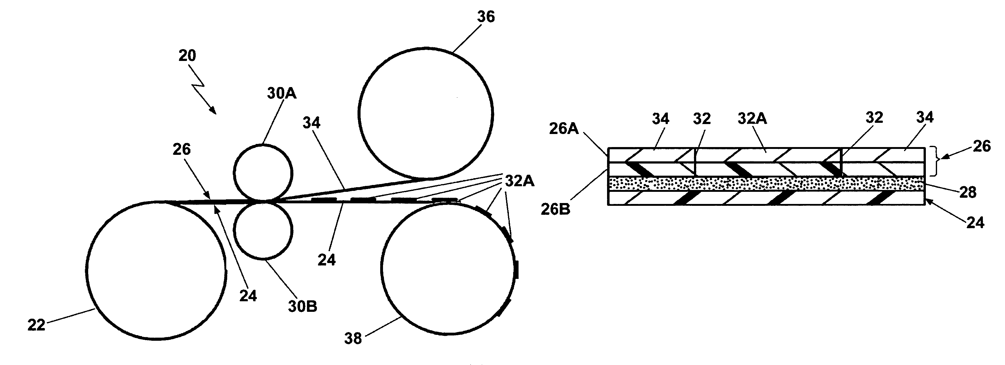 Process for making UHF antennas for EAS and RFID tags and antennas made thereby