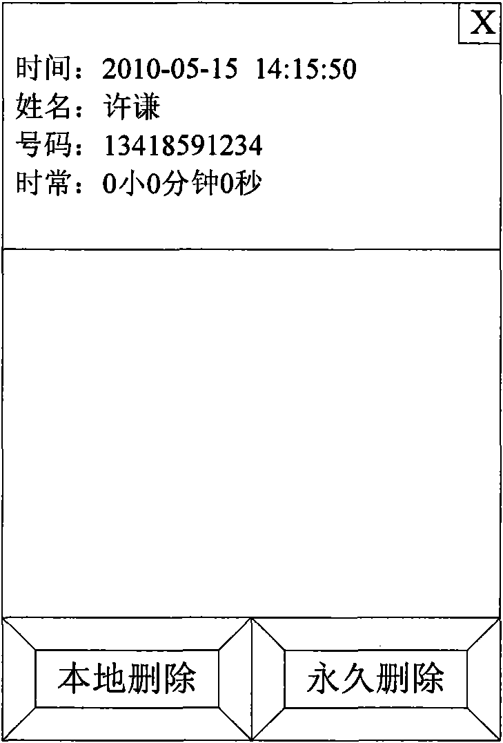 Method and device for clearing information of contact person, and communication terminal