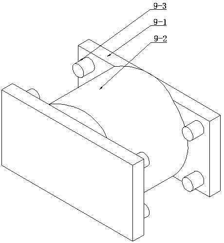 Inner wall detection aluminum plate connecting device free of tool mounting and dismounting