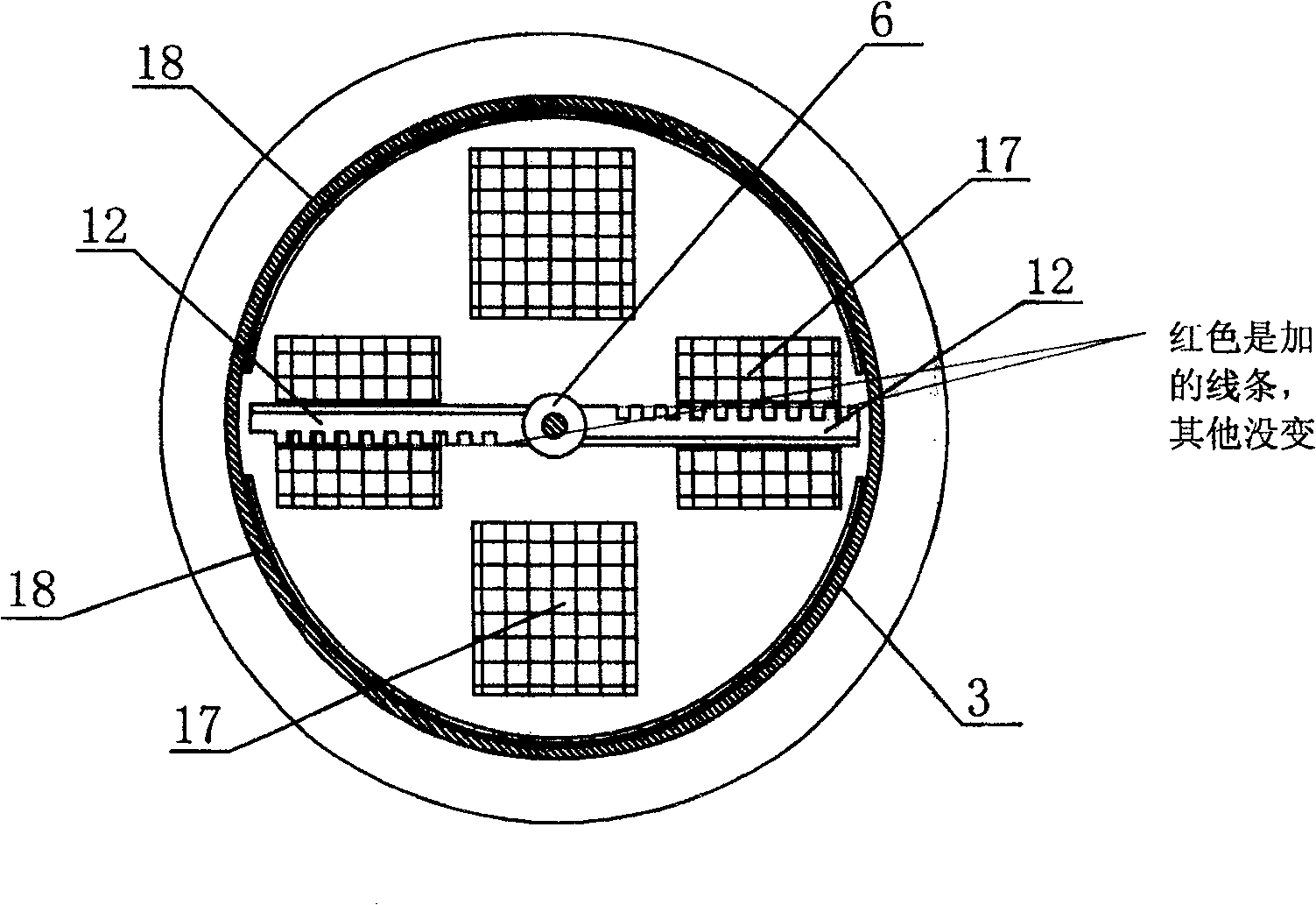 Artificial snowing device