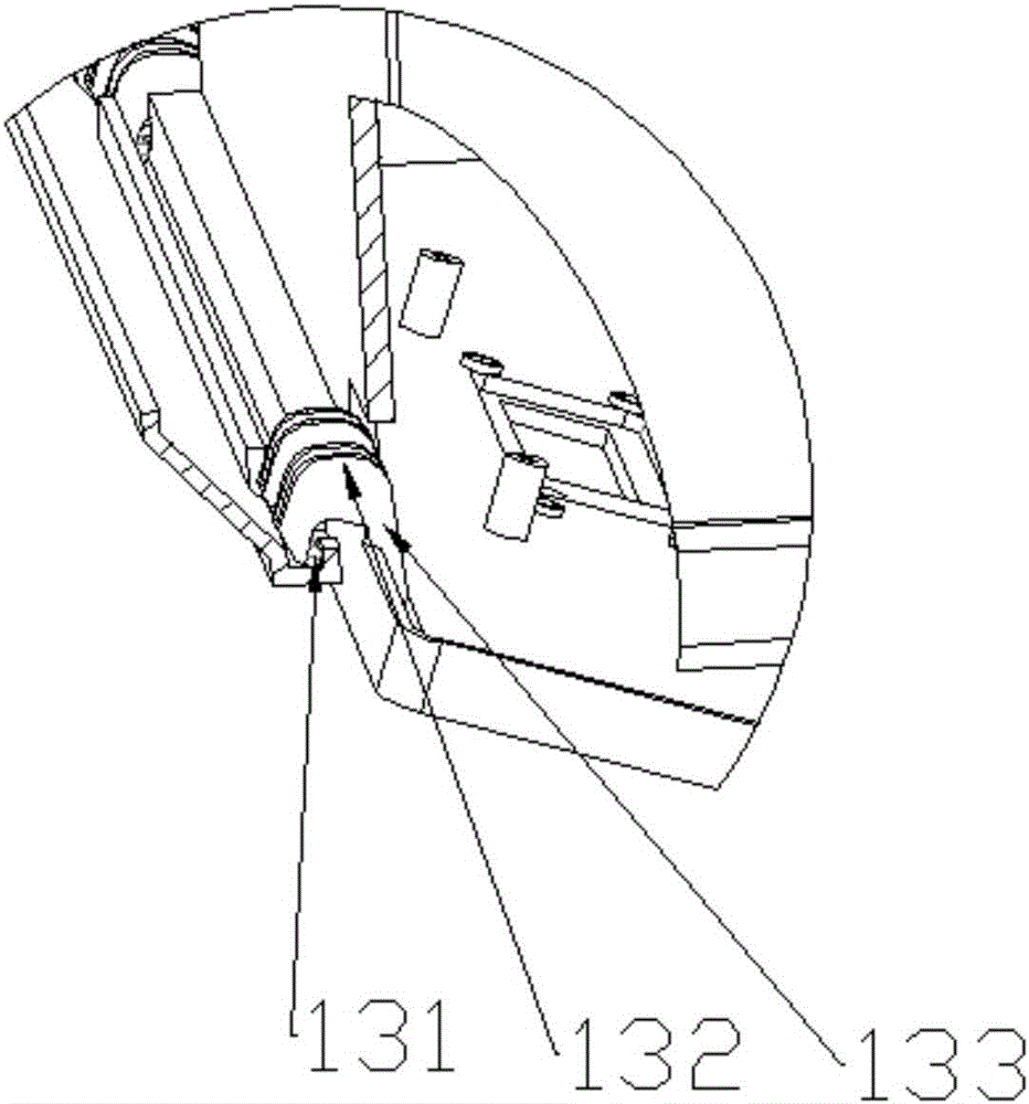 Air disinfection and purification device installing at public traffic vehicle escape window