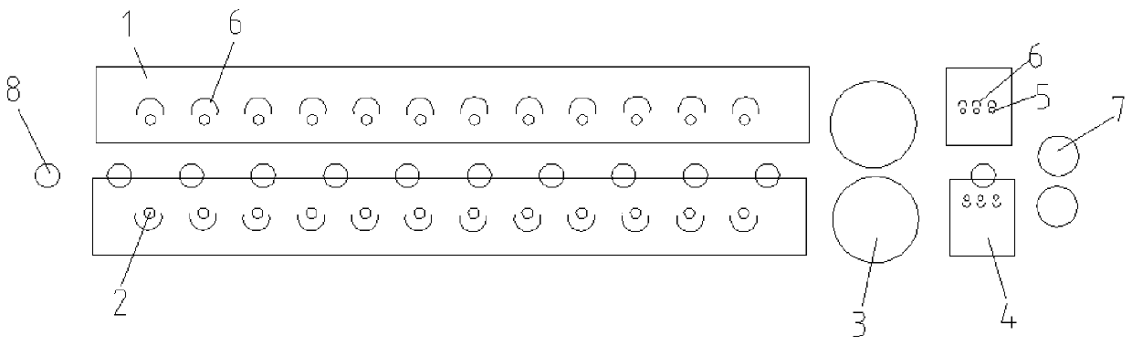 Dry laminated glass production equipment and method for producing laminated glass