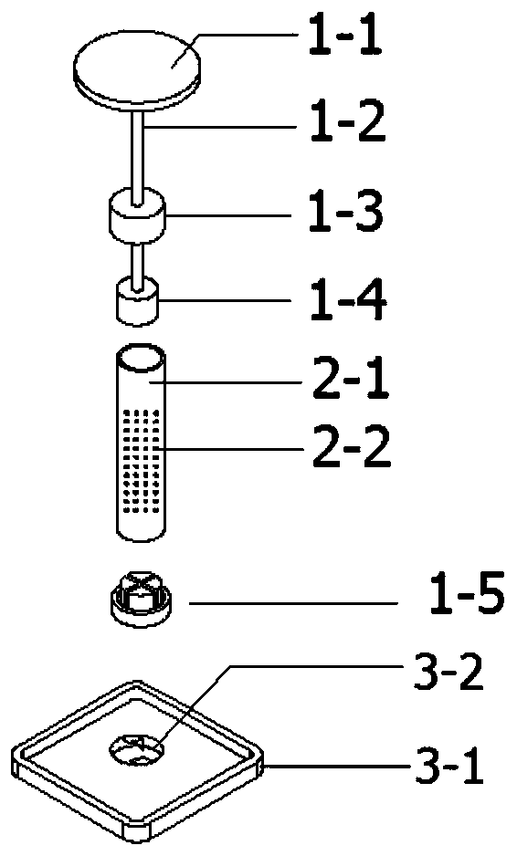 Graded loaded sample preparation method of cement soil direct shear sample