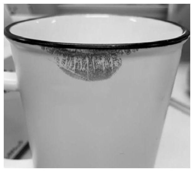 A kind of high-gloss non-stick cup lip glaze and preparation method thereof