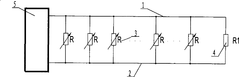 A linear temperature susceptibility fire detector with electronic switch component