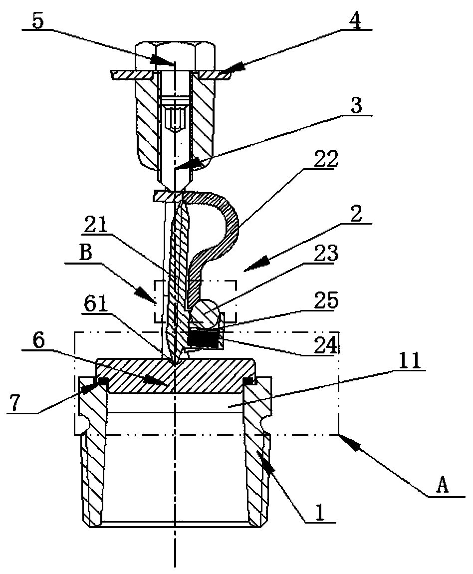 Spray nozzle opened through action of heat sensitive element