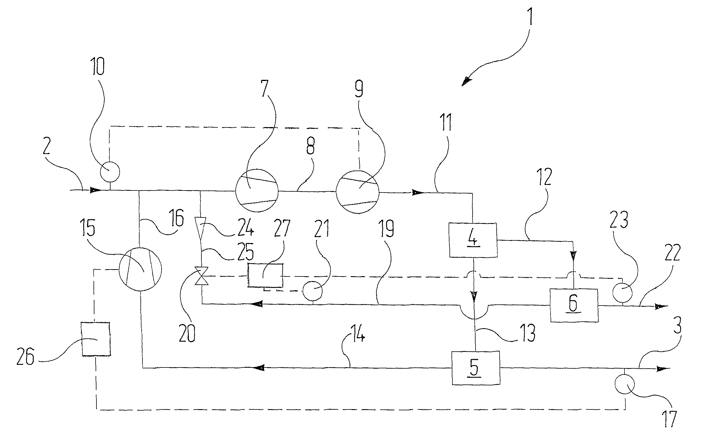 Process for obtaining highly pure methane from biogas, and plant for carrying out the process