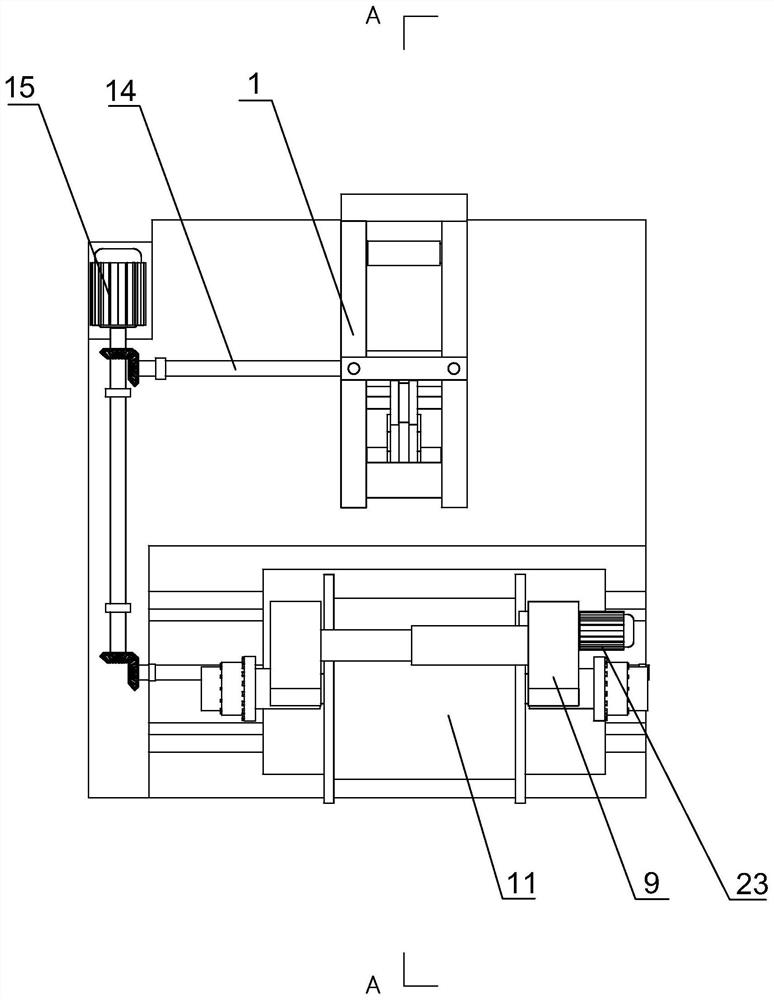 A kind of tight wire take-up device for steel strand