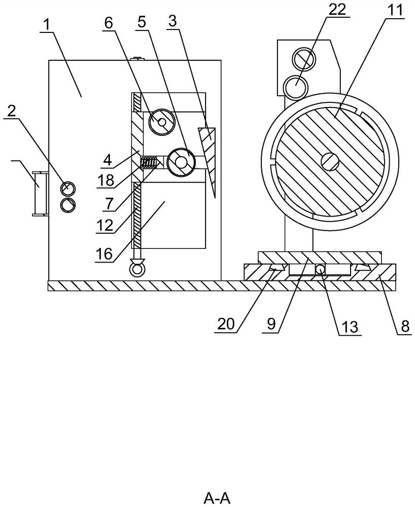 A kind of tight wire take-up device for steel strand