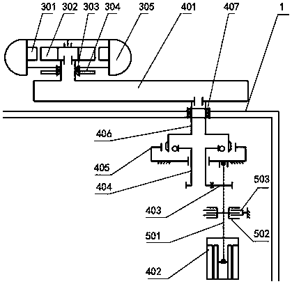 A rocker arm wheeled ground unmanned platform