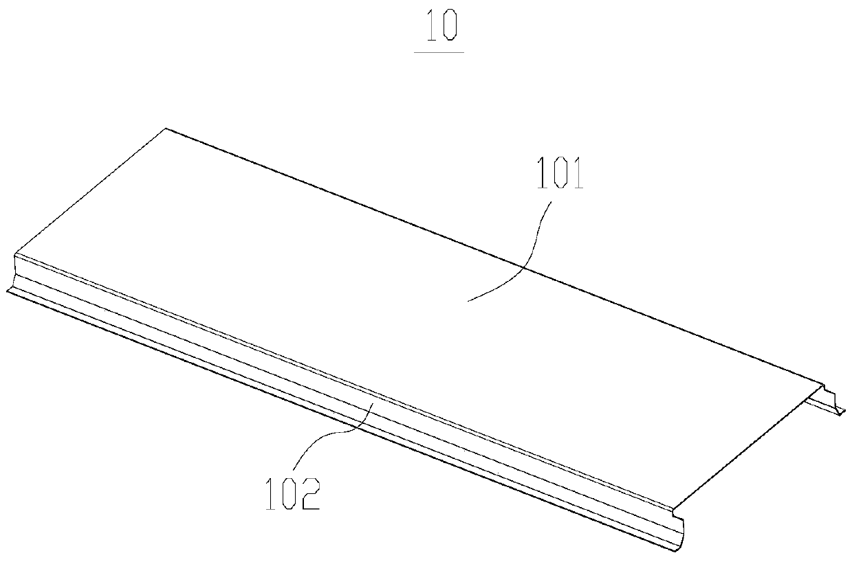 A kind of gooseneck groove, the manufacturing method of gooseneck groove, container underframe and container