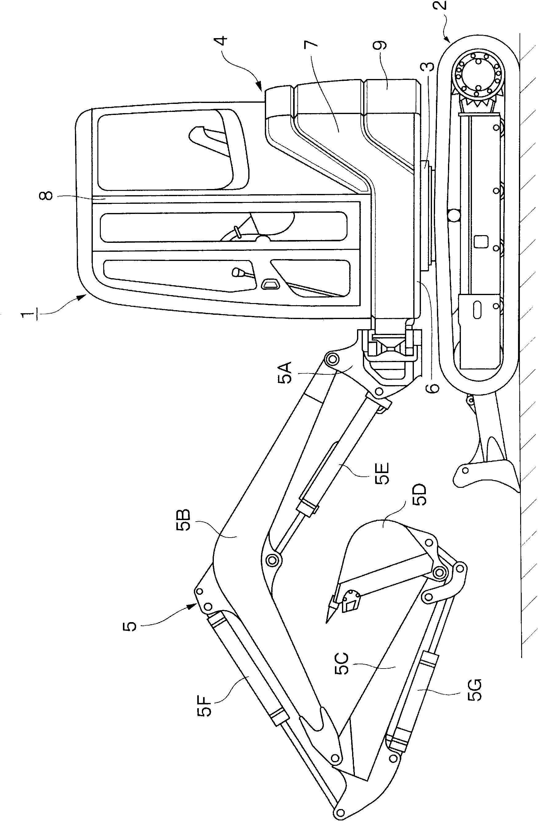 Hydraulic working rig