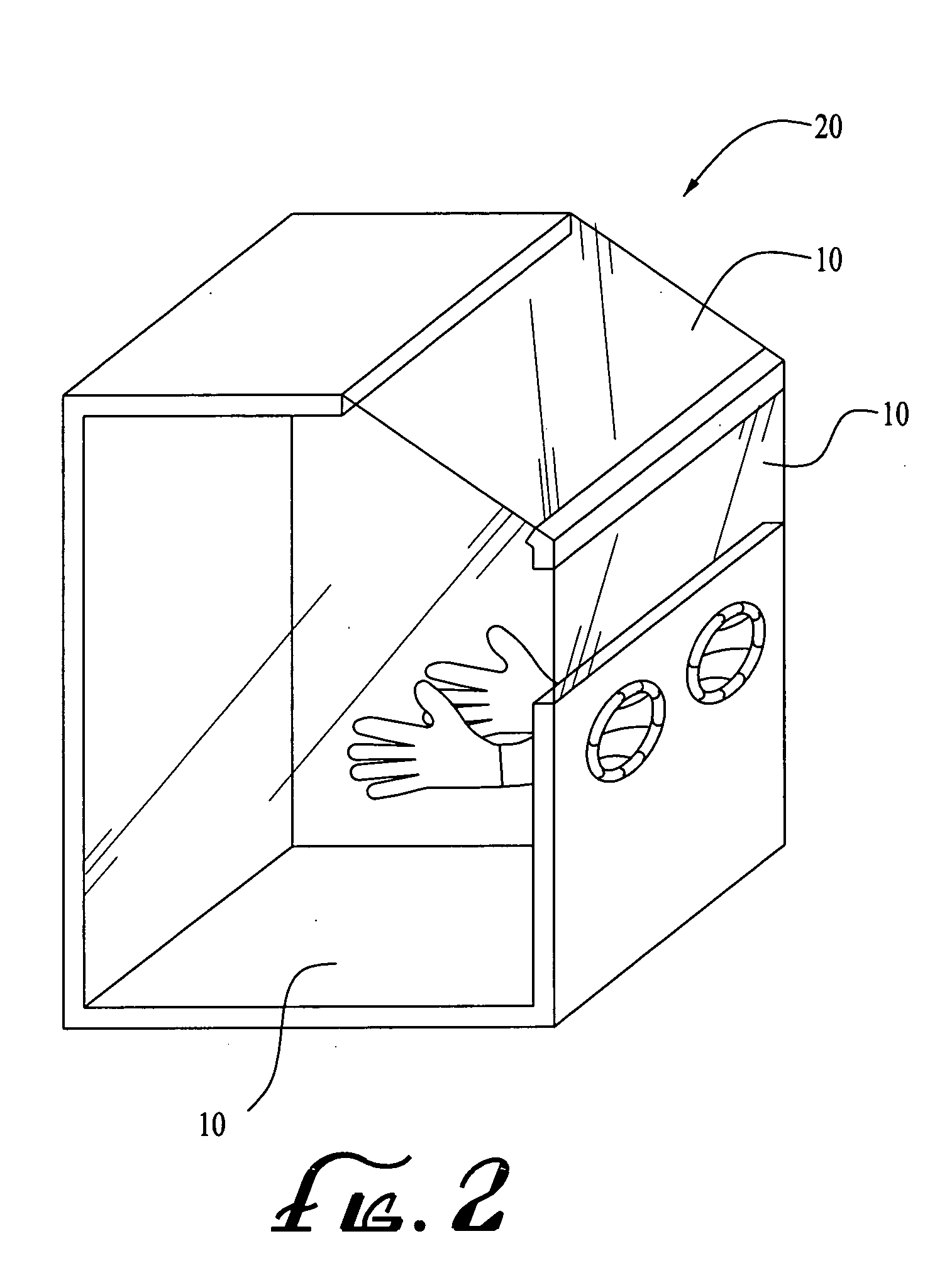 Transparent chemically resistant polymer composite