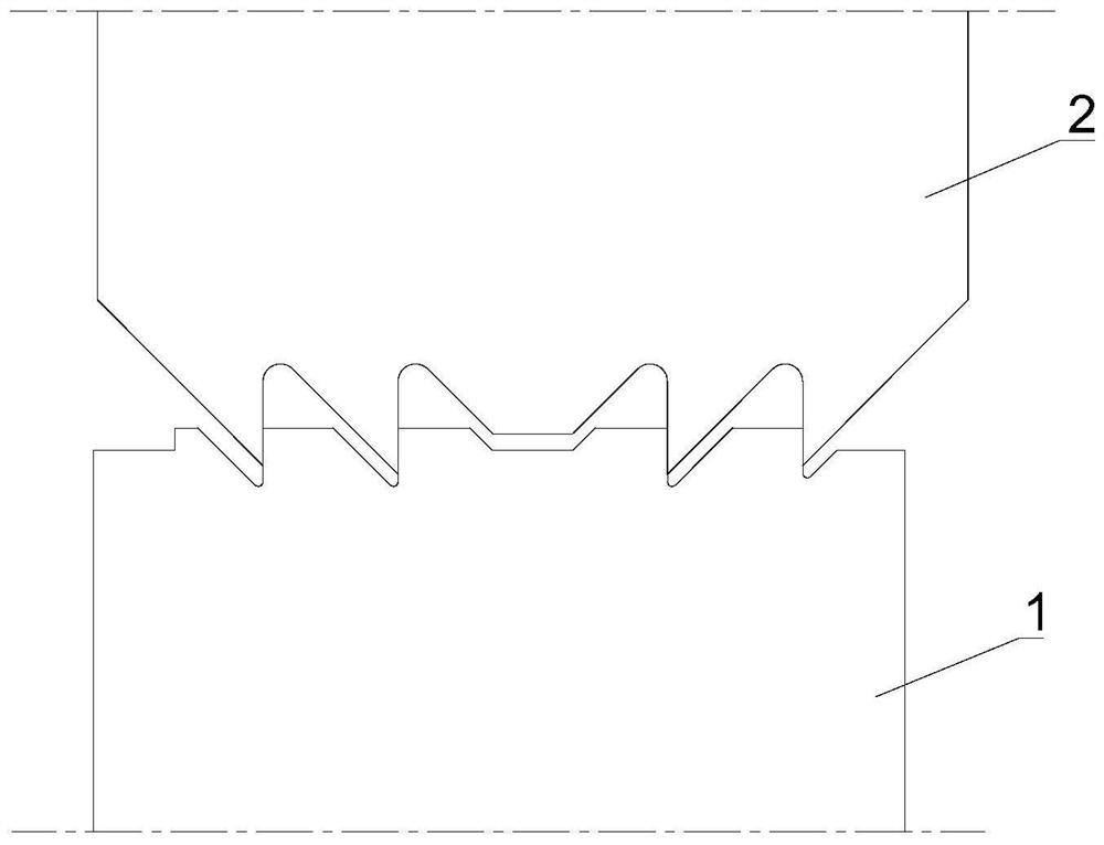 Forming method for cutting edge of shutter punch of air conditioner die