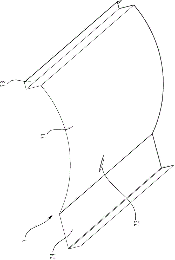 Horizontal type spreading device for spreading machine