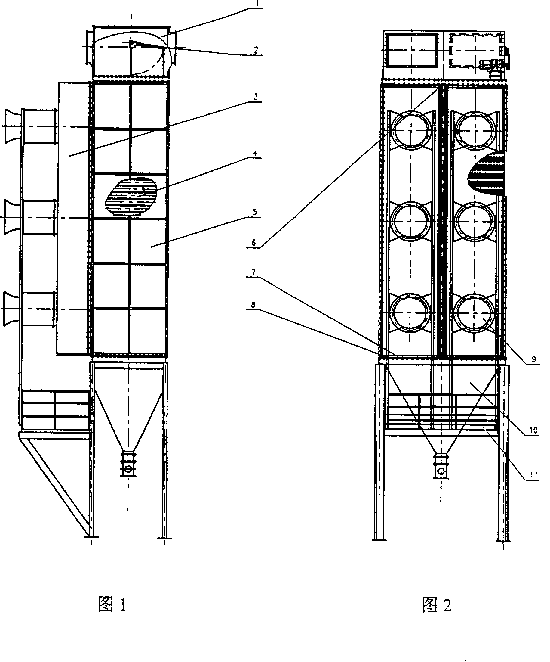 Ash-cleaning mechanical air cooler