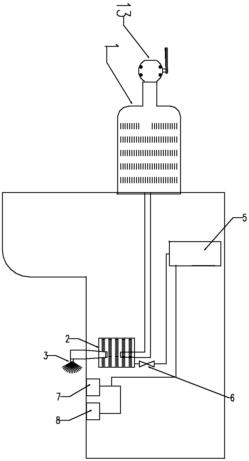 Inductive disinfection equipment and disinfection method applying same