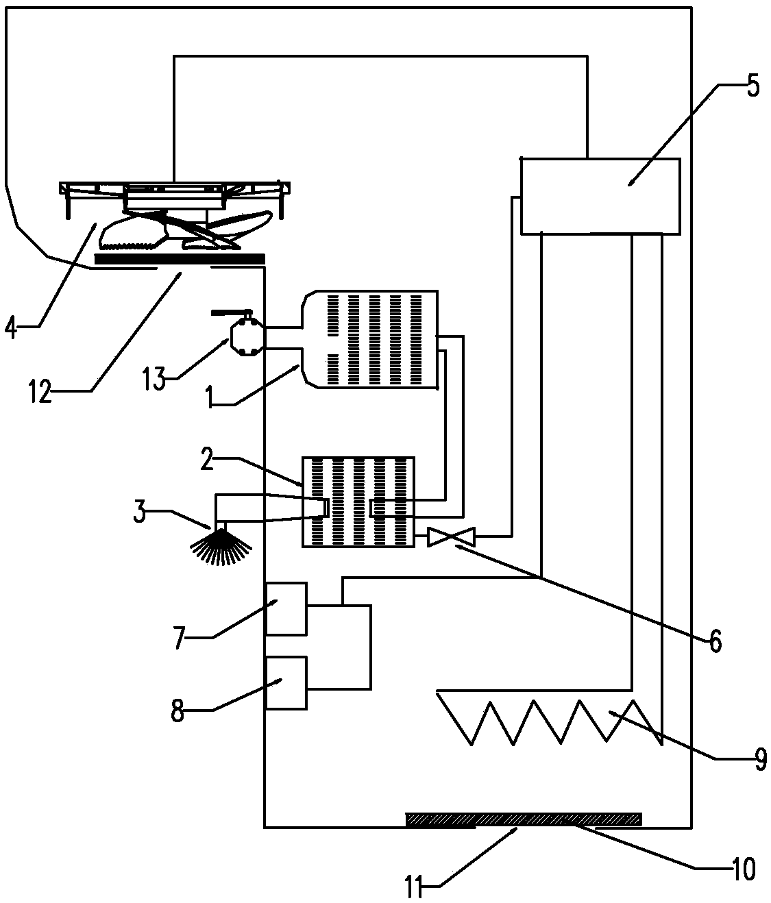 Inductive disinfection equipment and disinfection method applying same