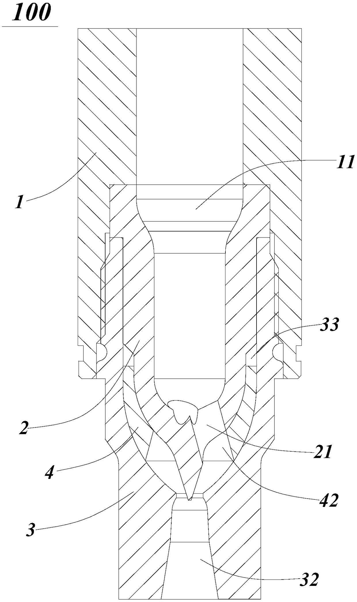 Hot nozzle assembly and hot runner system