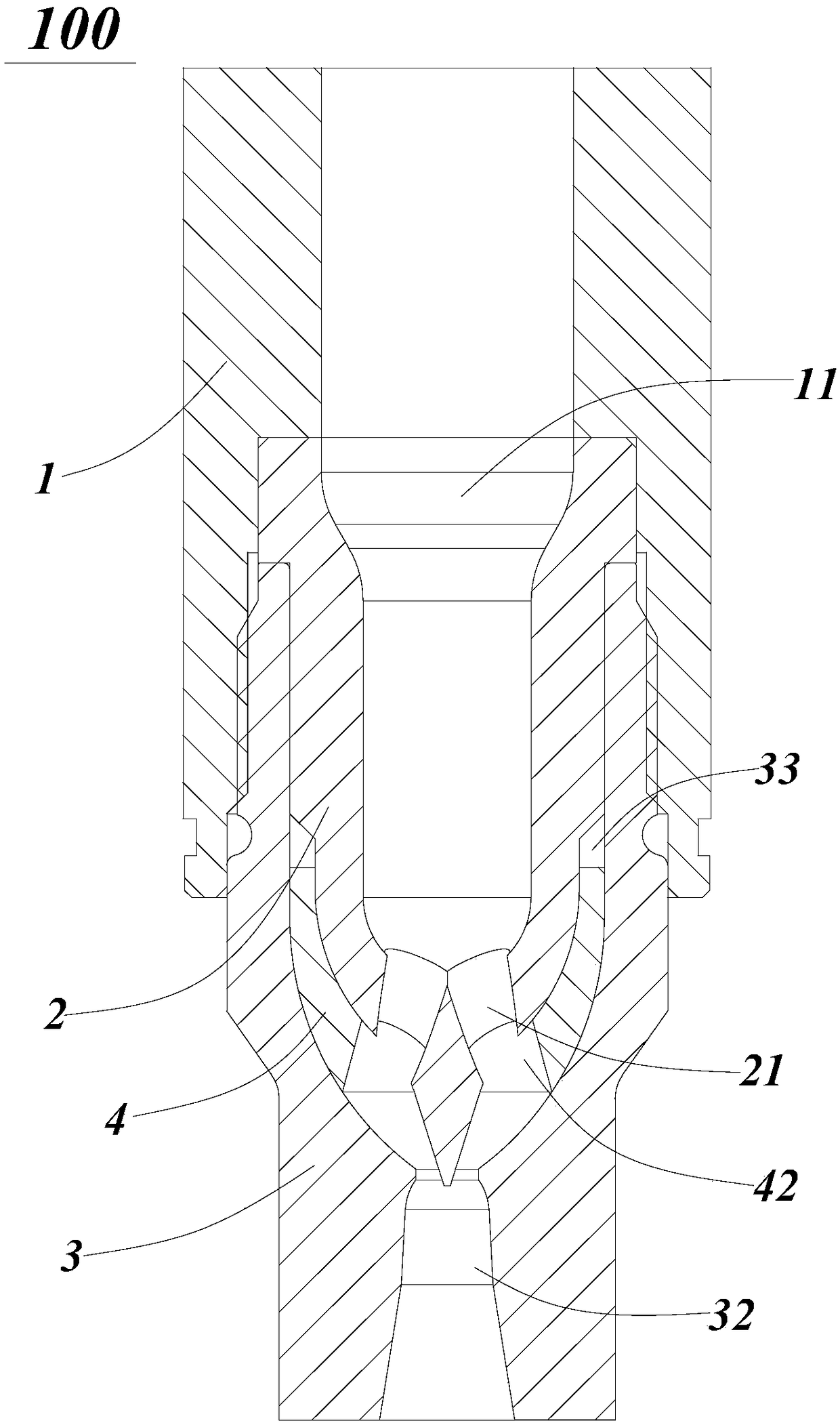 Hot nozzle assembly and hot runner system