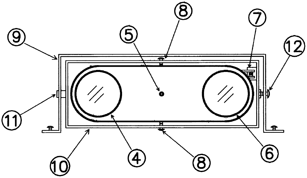 Symmetrical transmitting-receiving integrated infrared thru-beam sensor