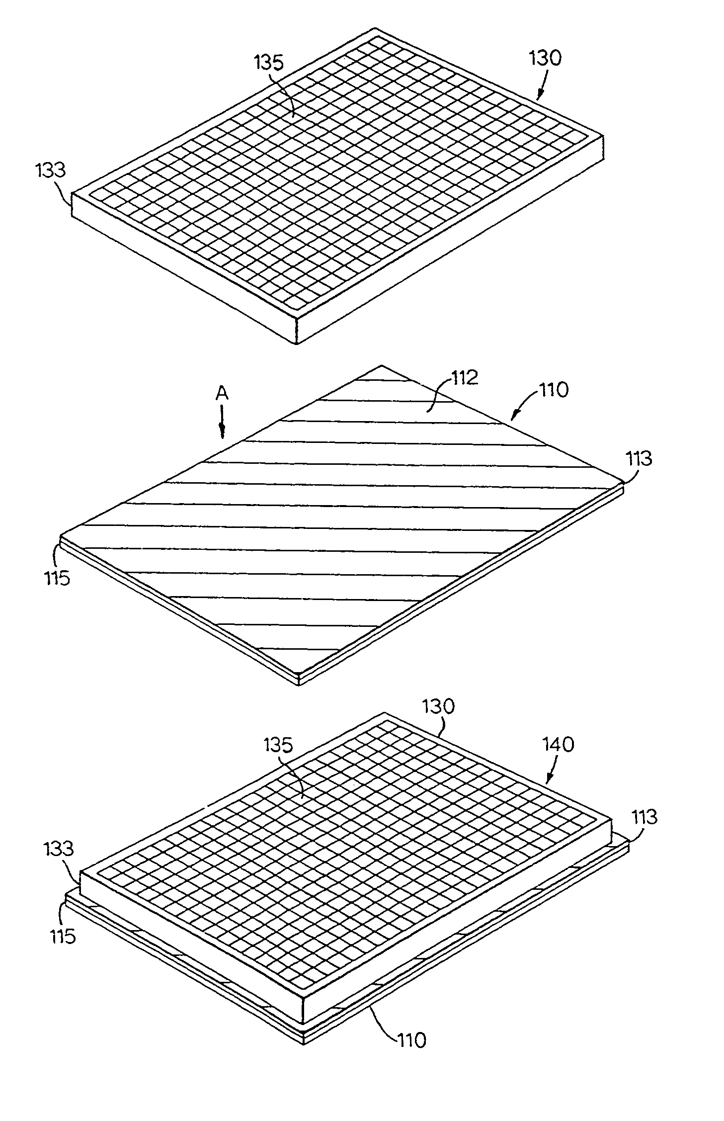 Fluorescence reference plate