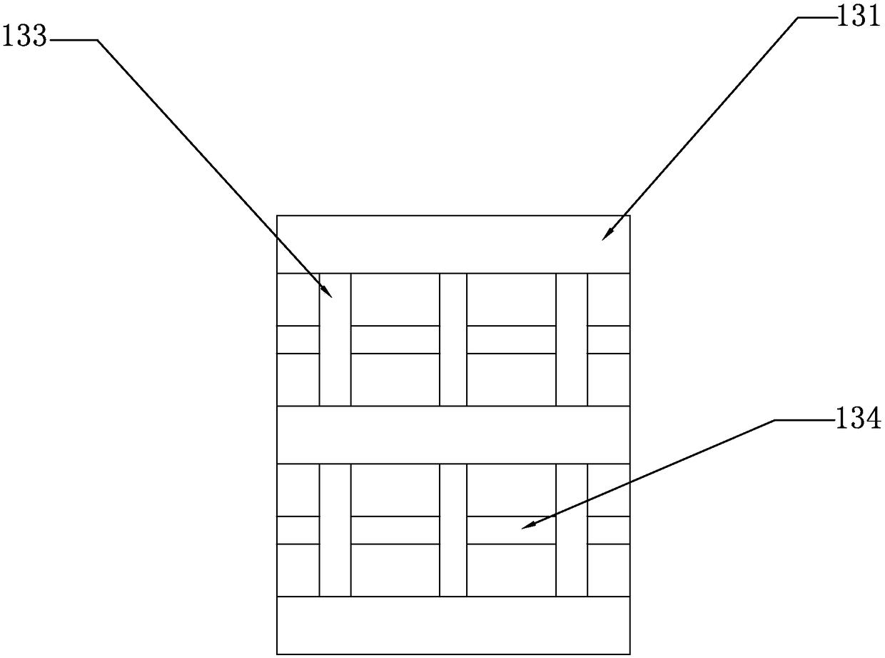 Production line for producing trimethylchlorosilane by virtue of tower lamination method