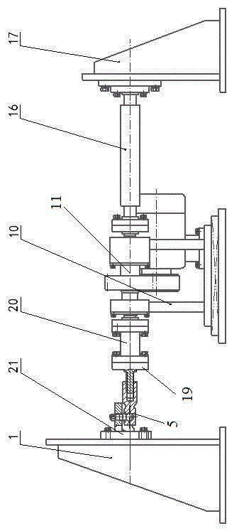 Automobile steering track rod assembly and ball head pin test device