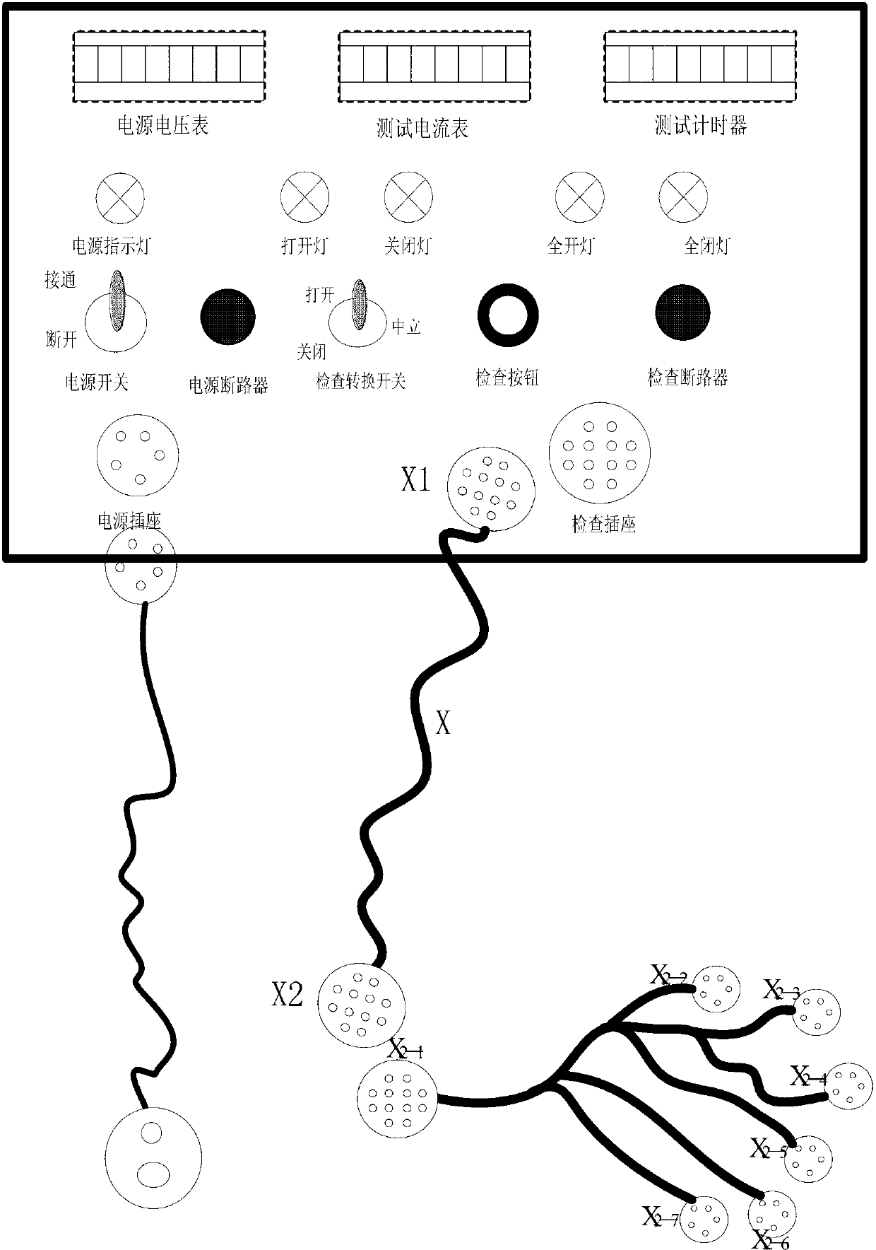 Airplane direct current appliance function detector