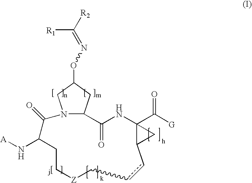 Macrocylic oximyl hepatitis c protease inhibitors