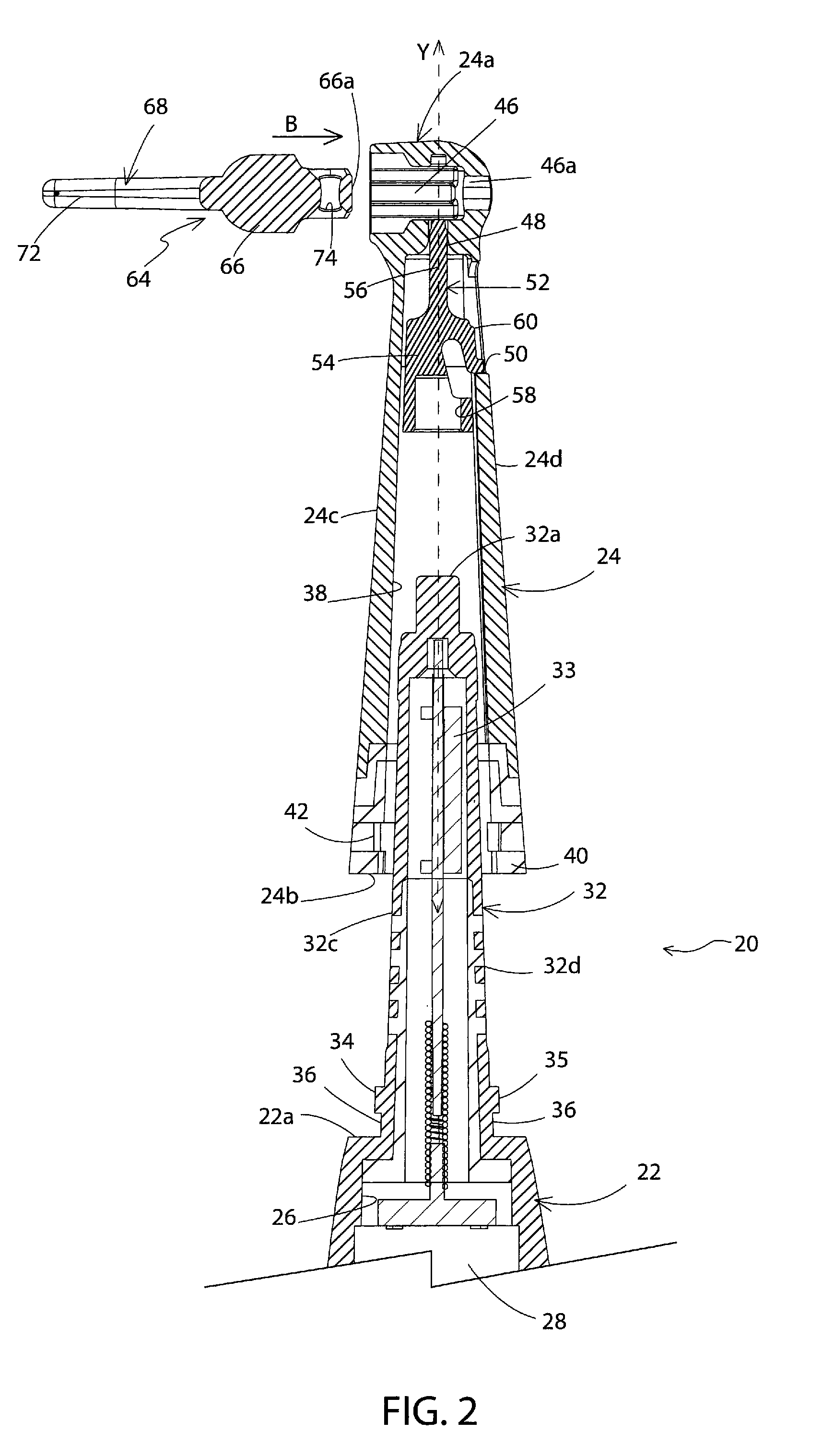 Accessory head for a powered toothbrush and toothbrush incorporating the same