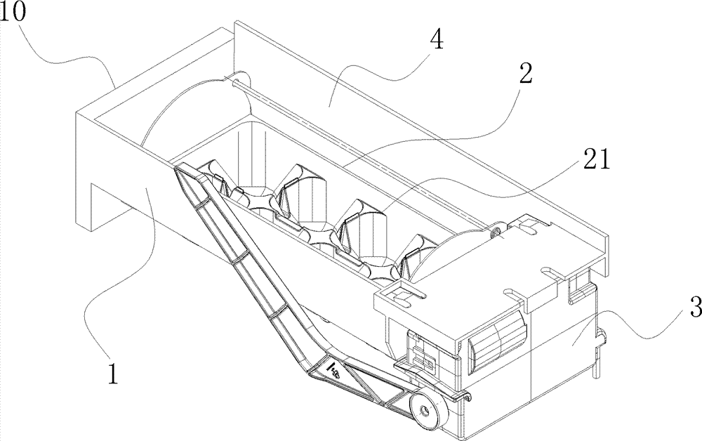 An ice maker and a refrigerator with the same