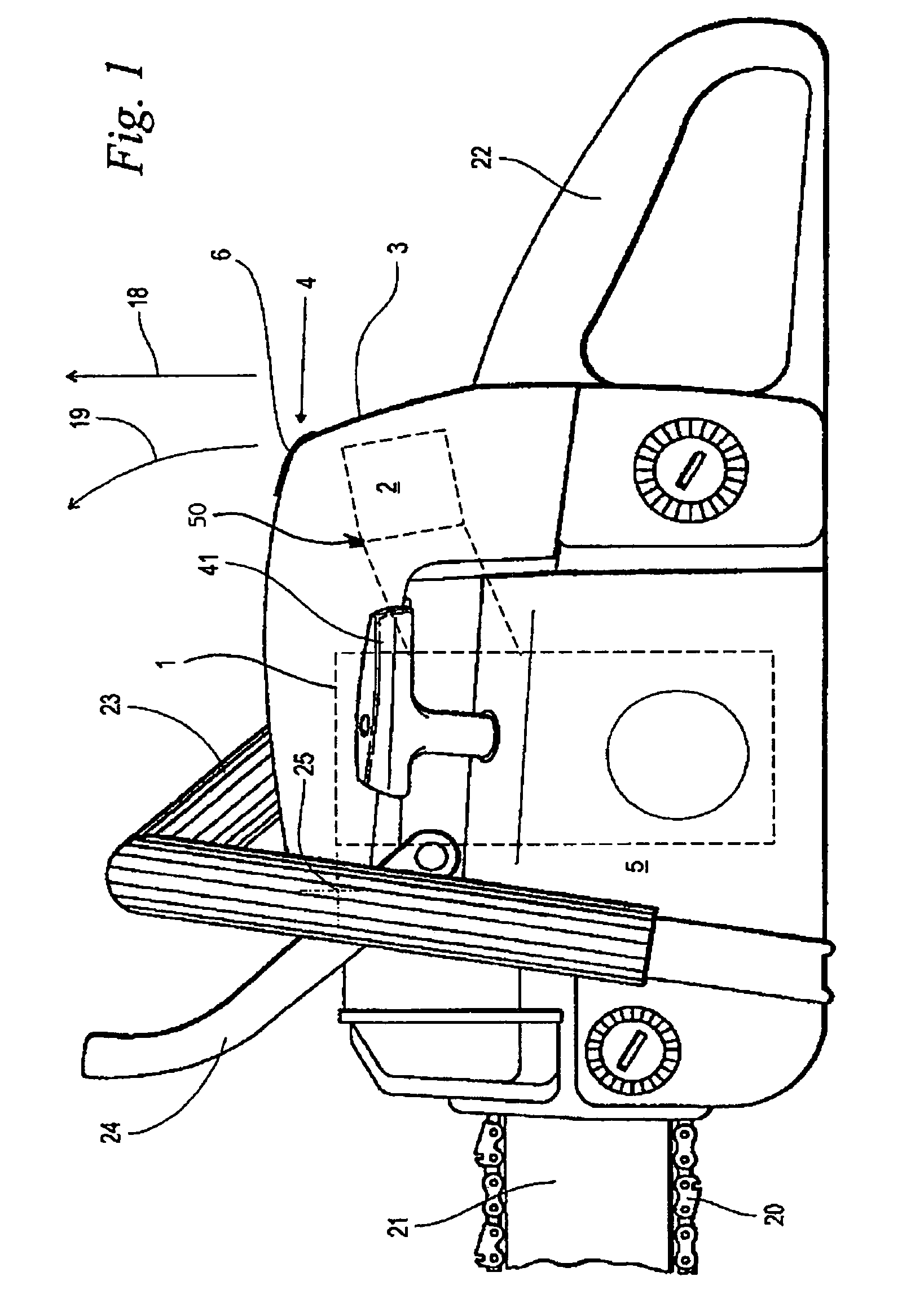 Portable handheld work apparatus