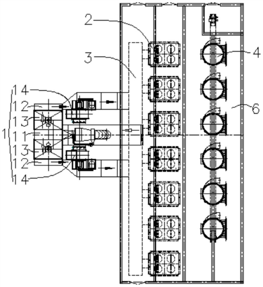 Continuous grain heat pump drying system