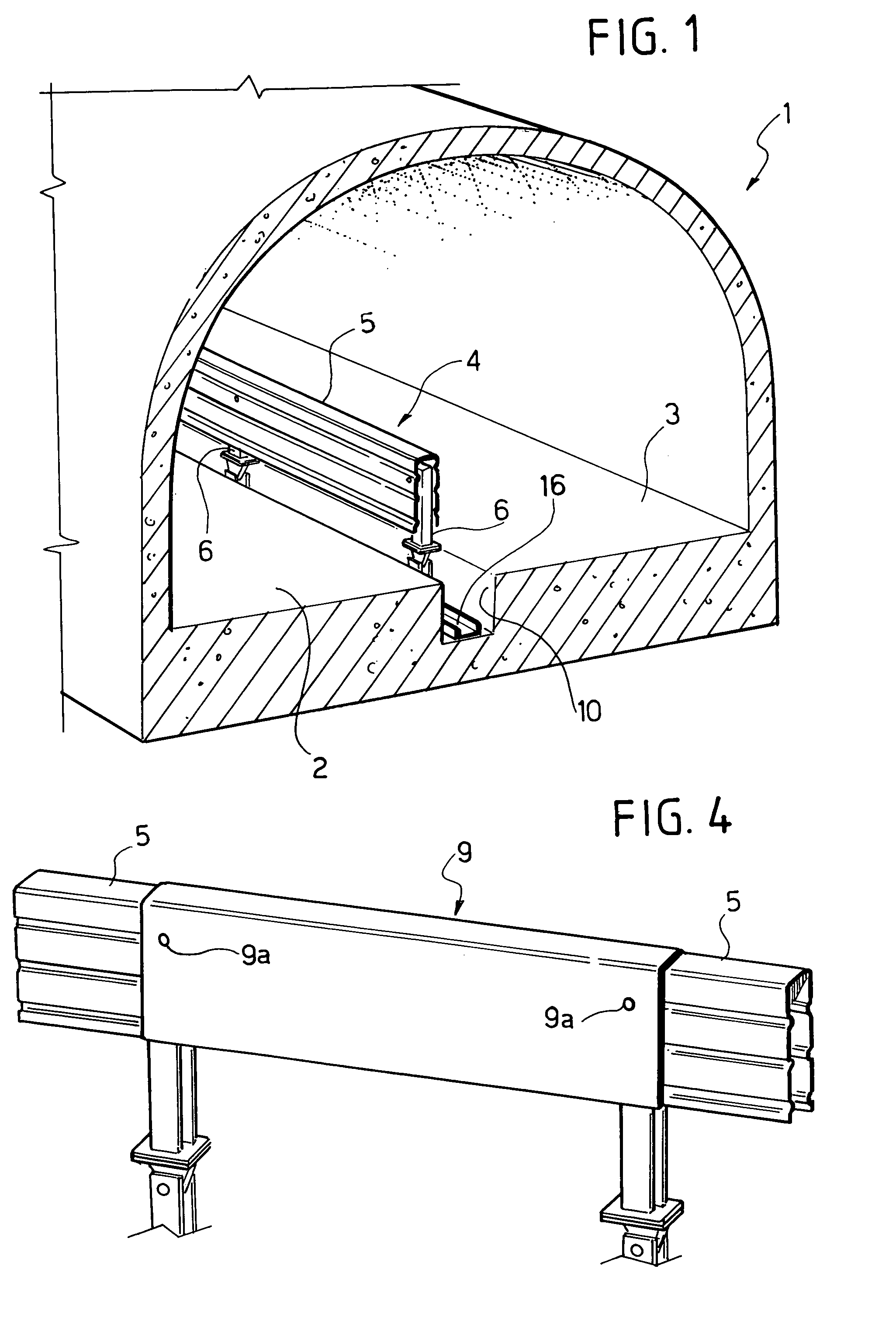 Retractable road barrier