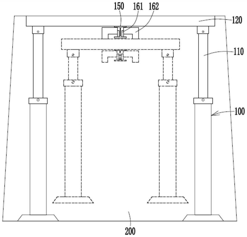 Unit type hydraulic support and supporting system