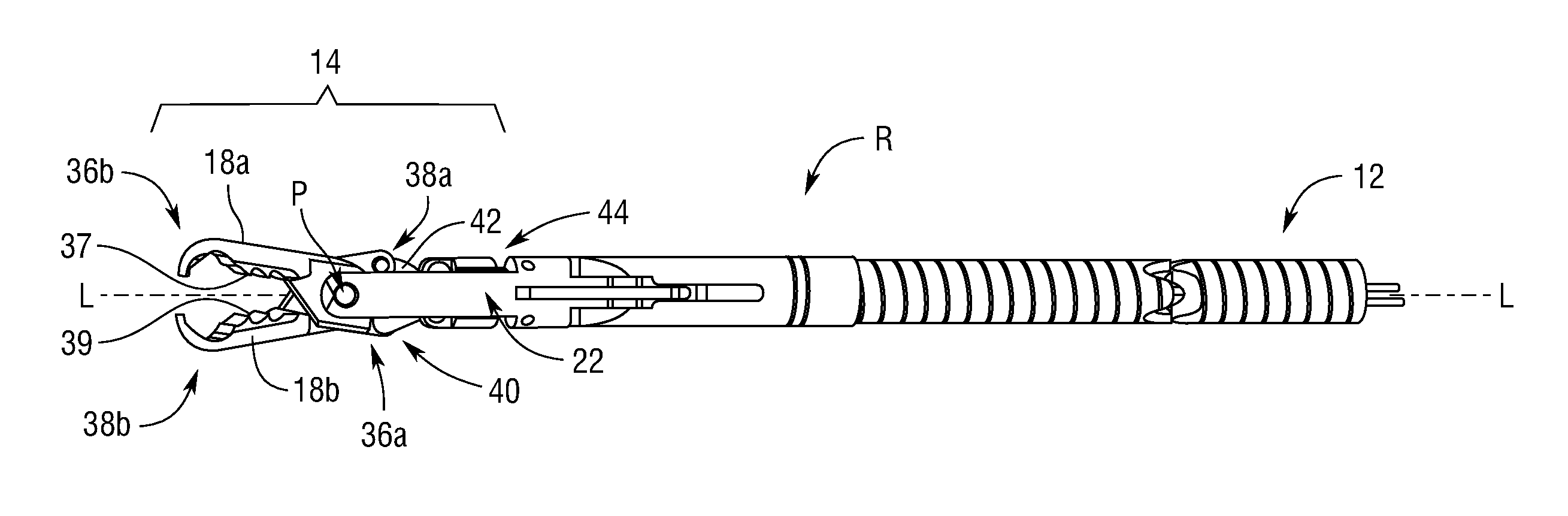 Rotational coupling device for surgical instrument with flexible actuators