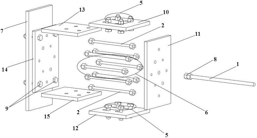 Self-restoration energy-consuming cable support system for multi-high-layer steel frame structure