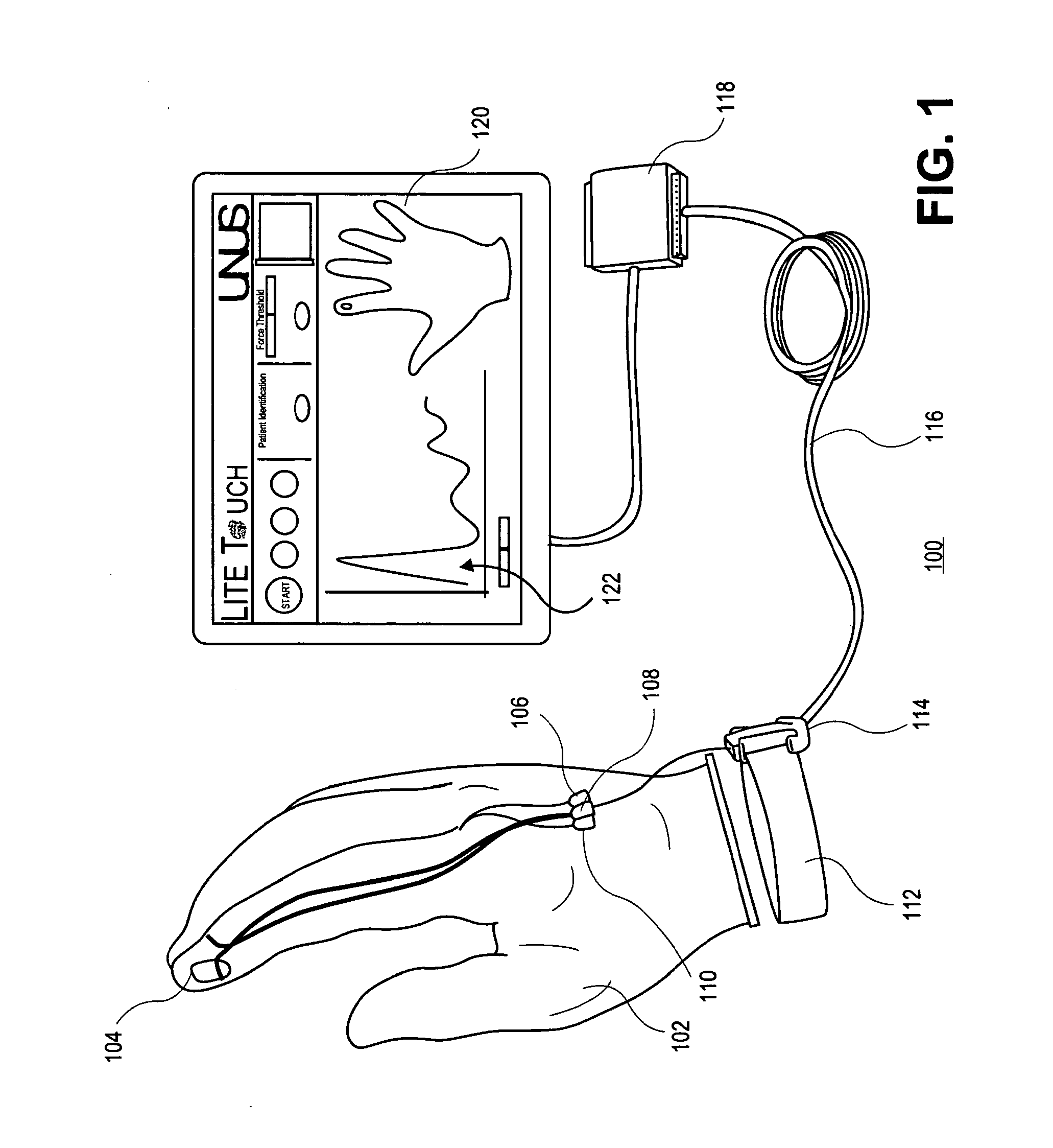 Clinical force sensing glove