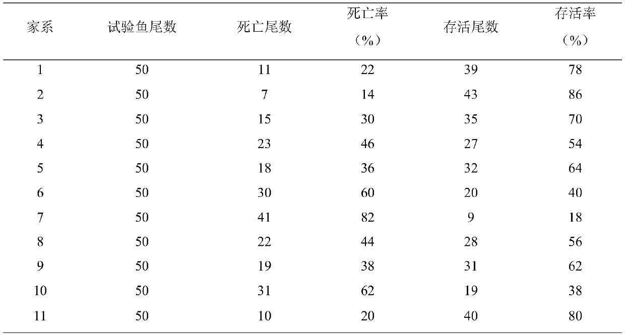 Breeding method for hypoxic resistant pseudobagrus ussuriensis pedigree