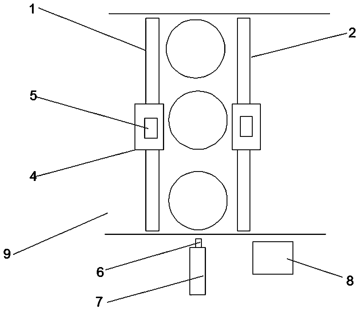 Counting device for zip-top can production line