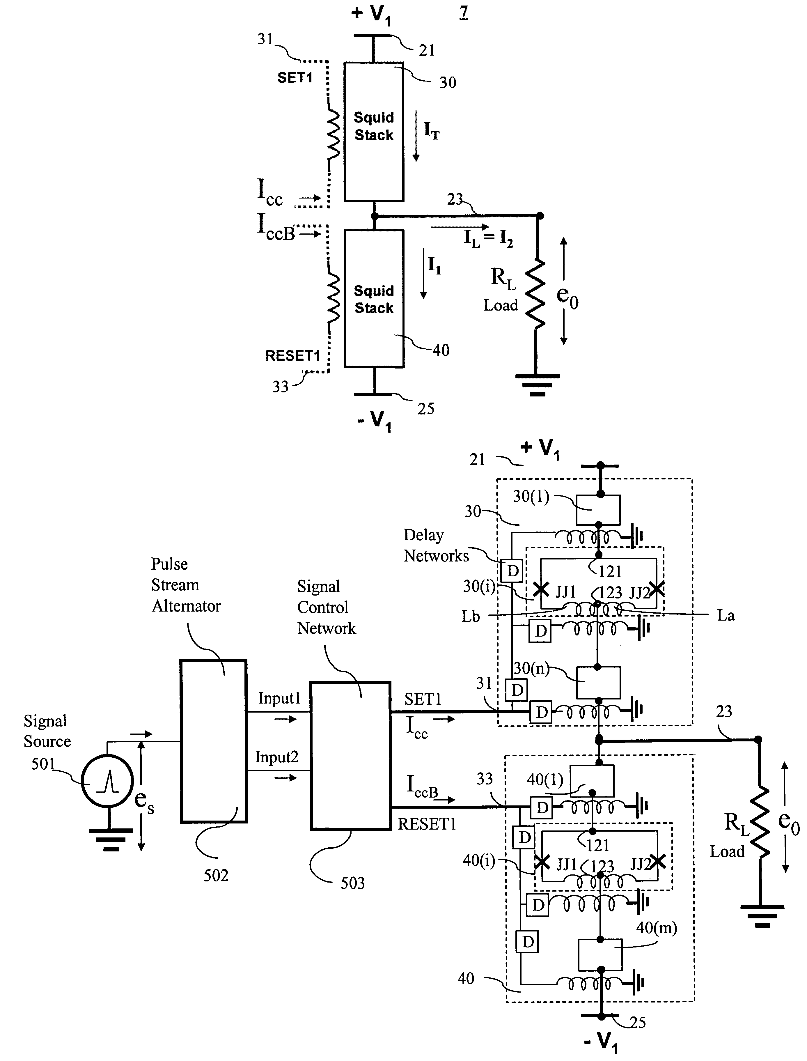 Superconducting switching amplifier