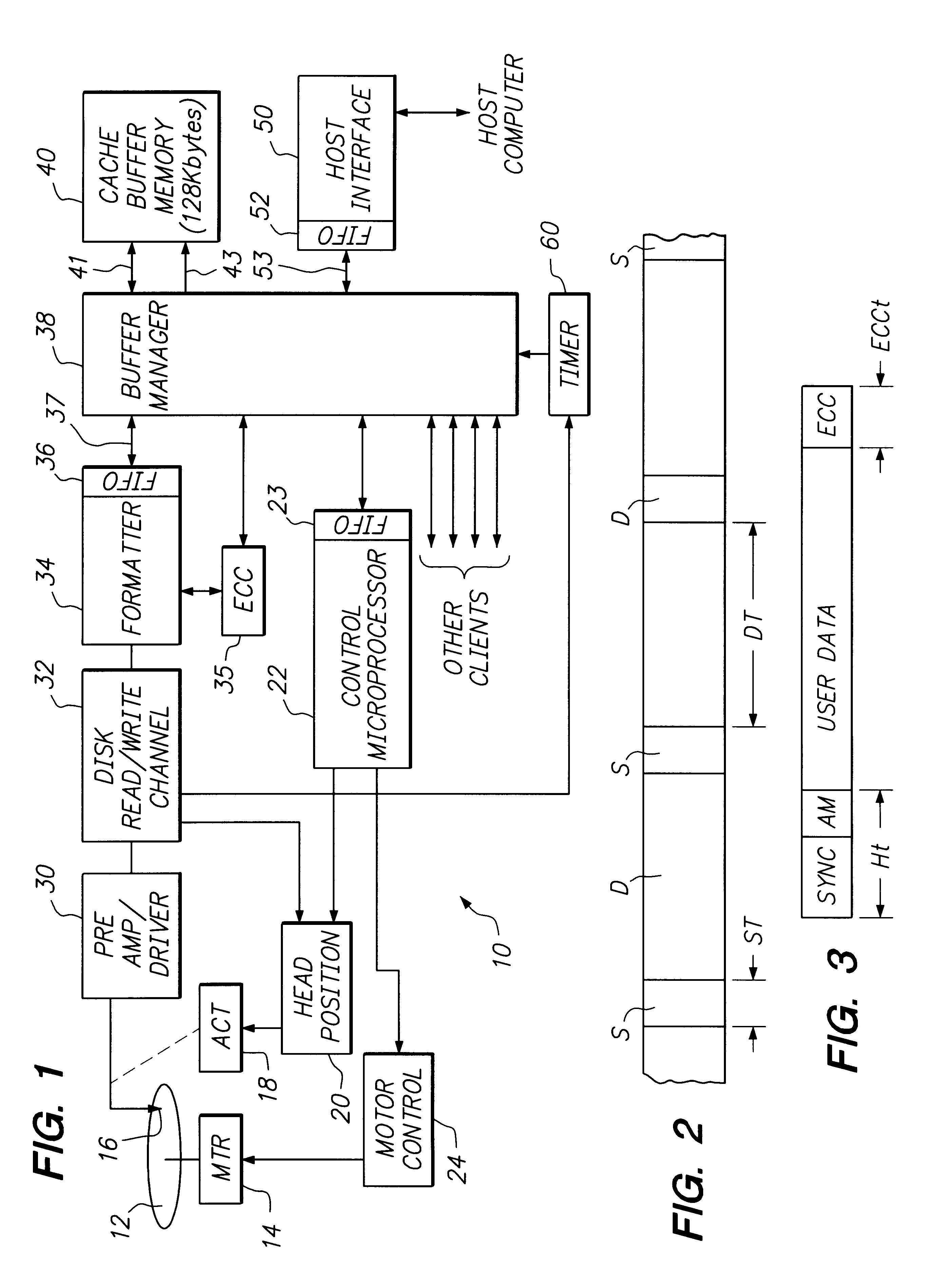 Time allocation shared memory arbitration for disk drive controller