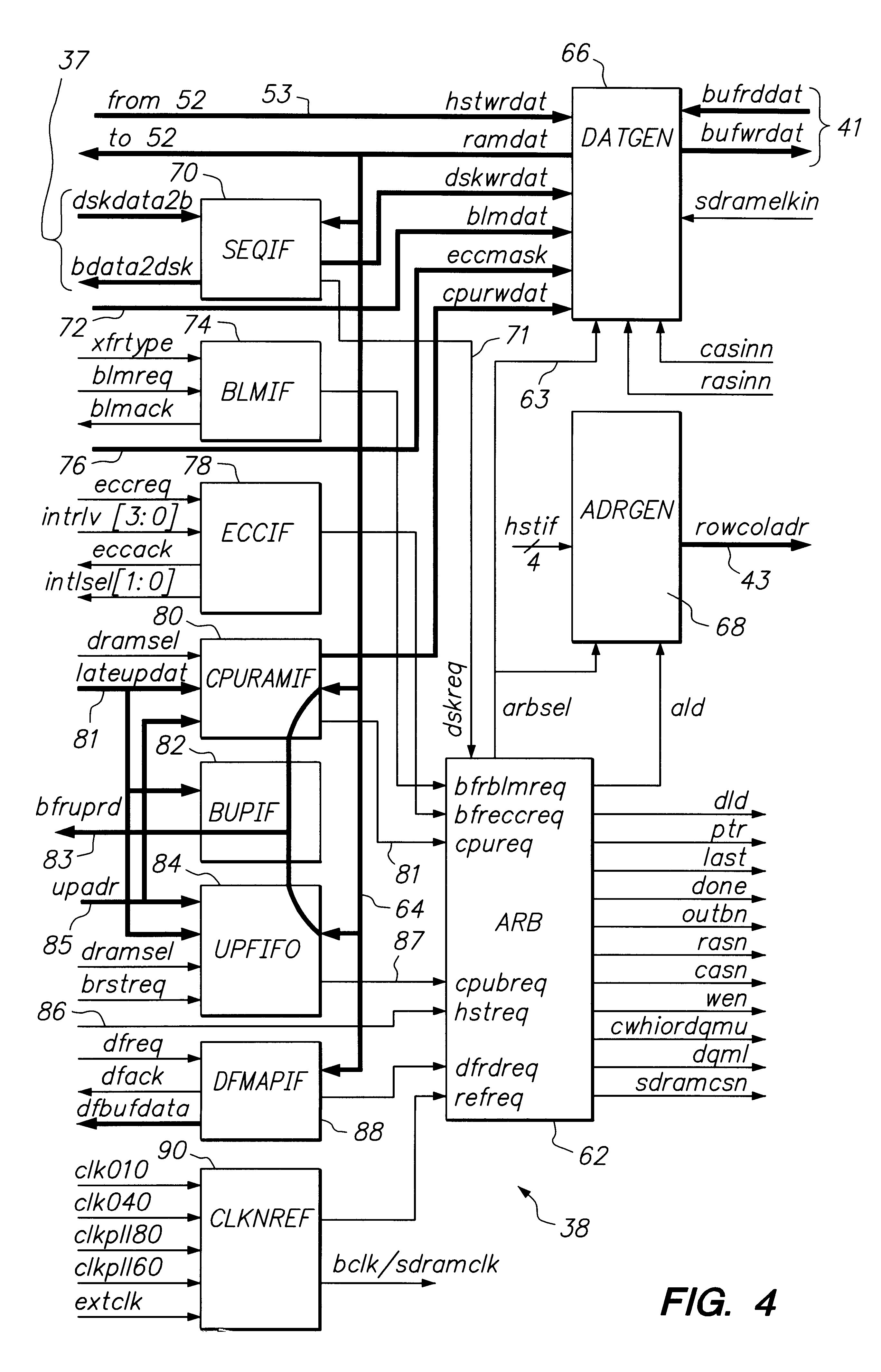 Time allocation shared memory arbitration for disk drive controller