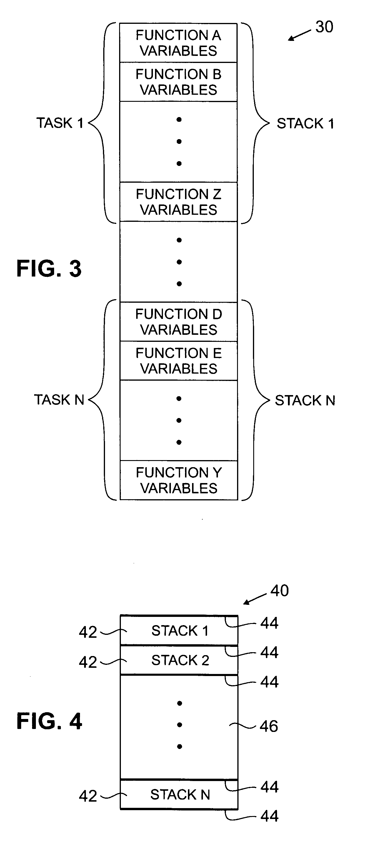 Technique for detecting corruption associated with a stack in a storage device