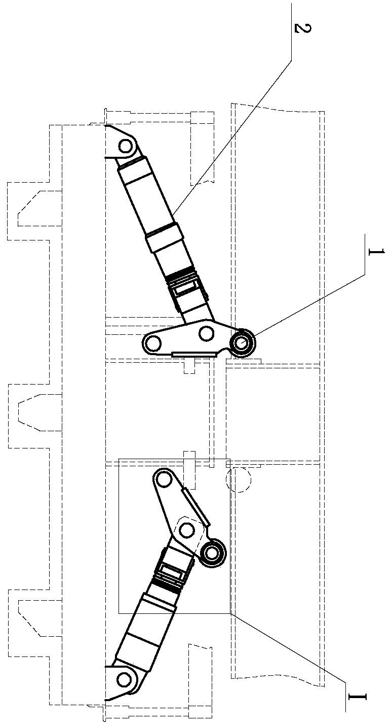 Anti-loosening and stroke calibration device for actuator of automatic position system for dry quenching